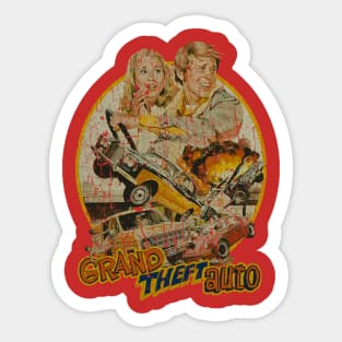 RETRO STYLE -  GRAND THEFT AUTO 70S Sticker